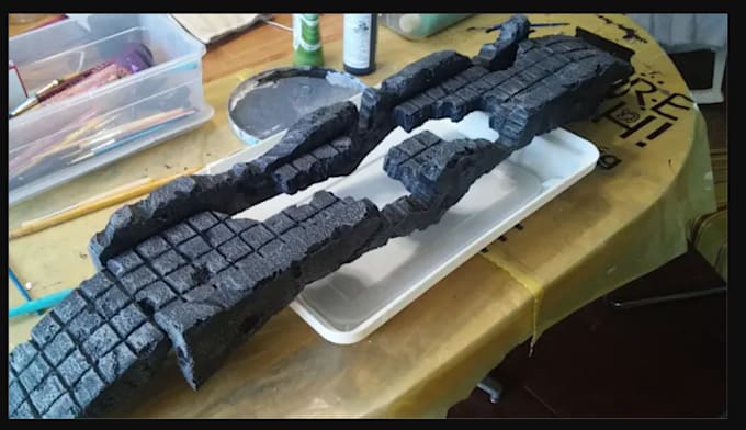 Gig Preview - Build a playable sculpted foam dioramas for tabletop games and decoration