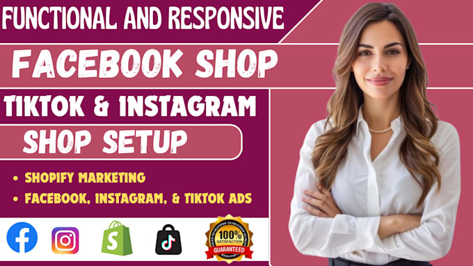 Gig Preview - Set up tiktok shop dropshipping with top selling products integrate with shopify