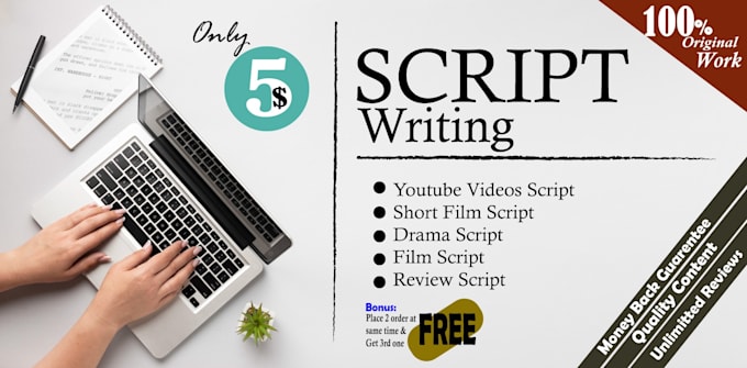 Bestseller - write quality script film tv ad youtube for you