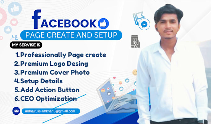 Gig Preview - Do facebook business page create and setup professionally