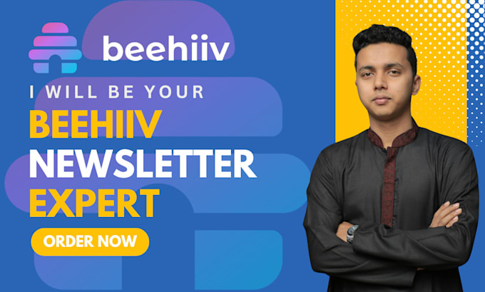 Gig Preview - Setup beehive landing page behiiv newsletters email template beehiiv website