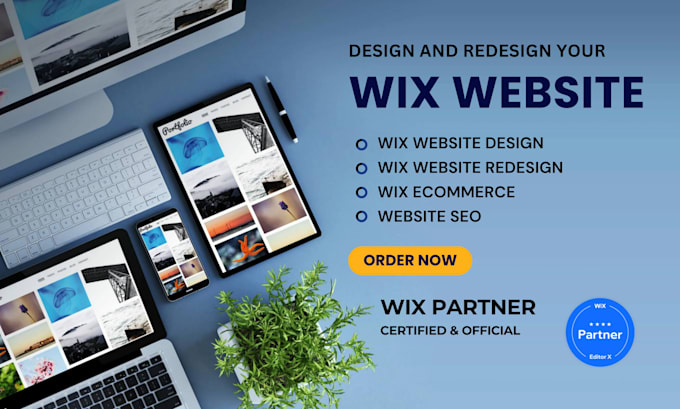 Gig Preview - Wix website design wix website redesign wix studio wix website design wix SEO