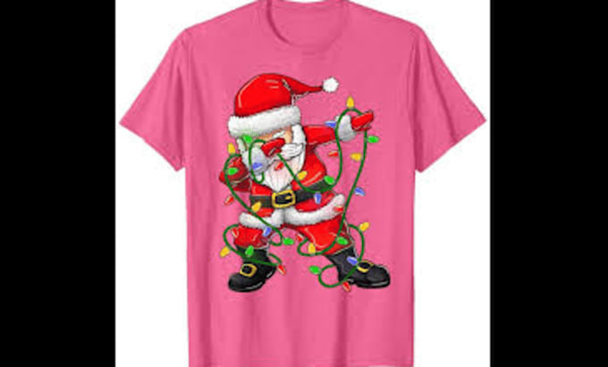 Gig Preview - Design merry christmas t  shirt for you