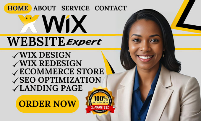 Gig Preview - Build wix website design, wix website redesign, wix development wix online store