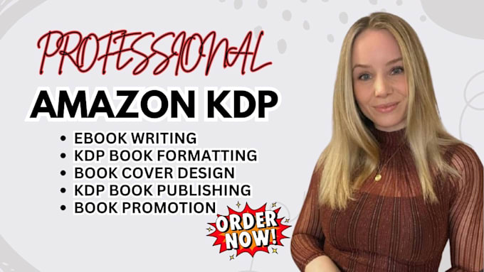 Gig Preview - Do ebook ghostwriting, KDP book formatting, KDP book publishing for amazon kdp