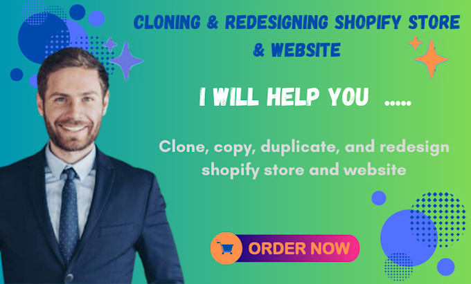 Bestseller - clone, copy, duplicate, and redesign shopify store and website