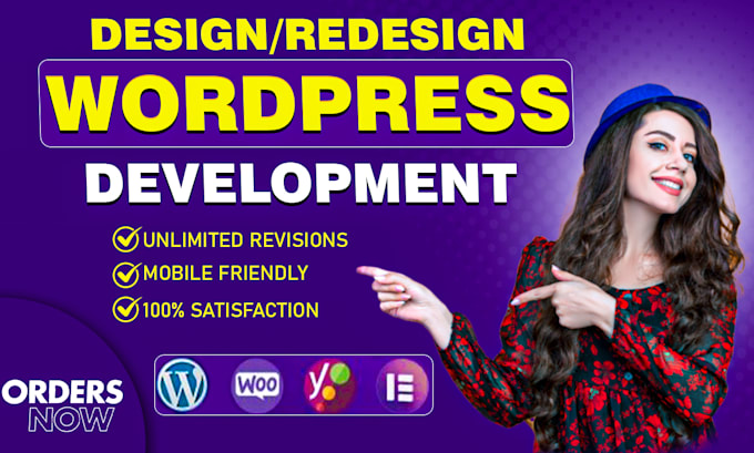 Gig Preview - Design wordpress website and development