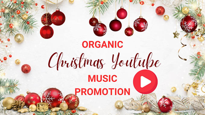 Gig Preview - Superfast christmas usa youtube music video promotion to boost organic views