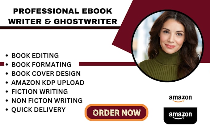 Gig Preview - Ghostwrite ebook ebook writer nonfiction book book writer book formatting