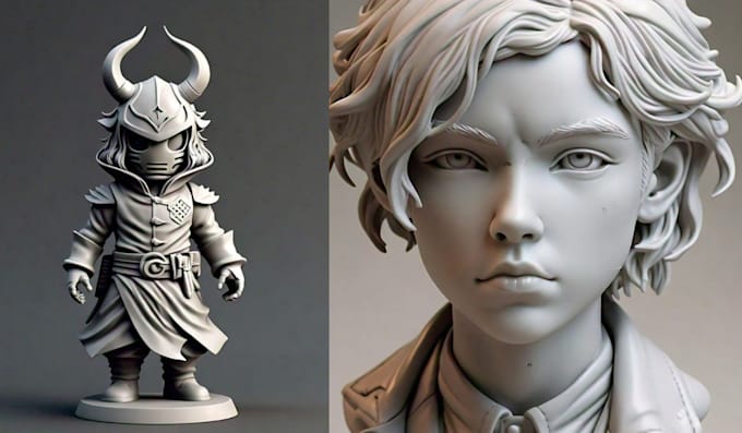 Bestseller - sculpt 3d model 3d character model 2d to 3d model with 3d printing service