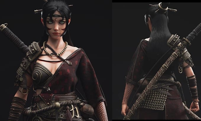 Gig Preview - Do 3d character model disney character video game character ue4 ue5