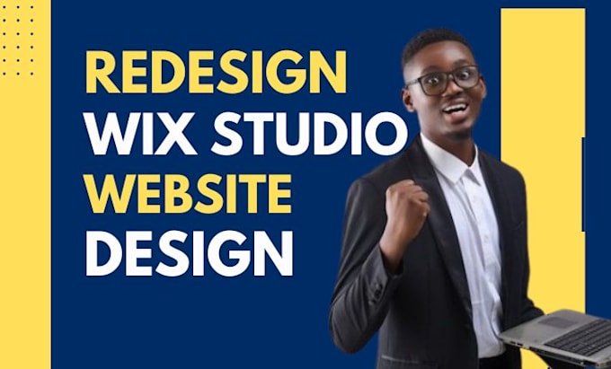 Gig Preview - Design redesign wix ecommerce studio website seo responsive web  graphics design