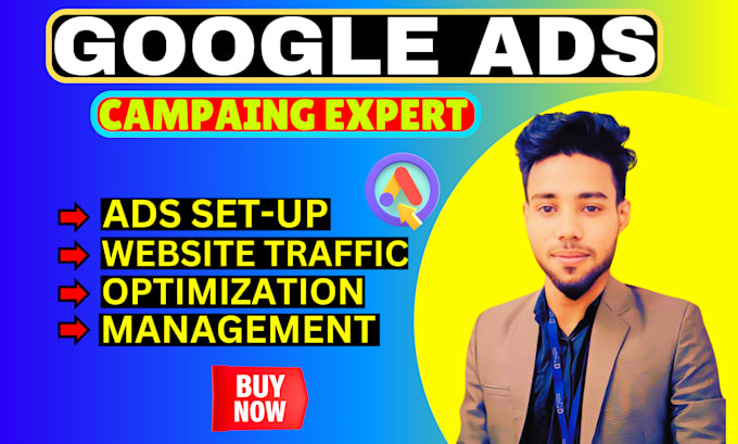 Gig Preview - Expert google PPC ads campaign setup maximize ROI