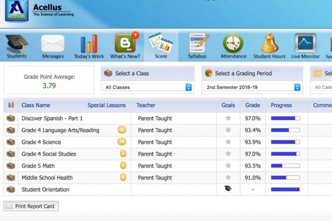 Gig Preview - Guide you in acellus classes