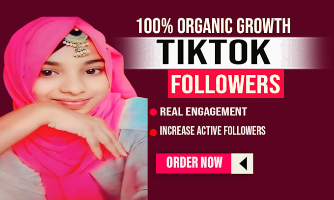 Gig Preview - Do super fast organic tiktok followers growth