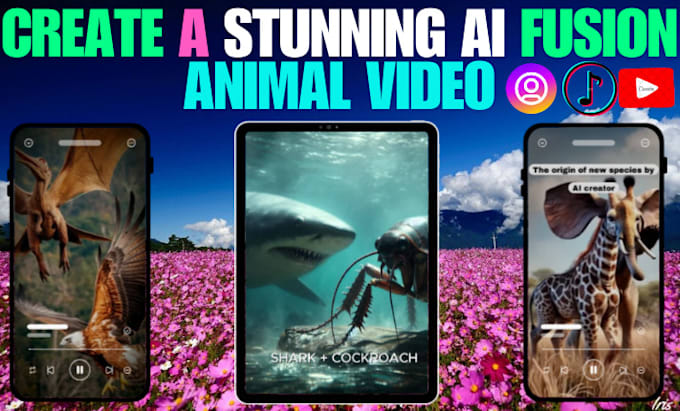 Gig Preview - Make ai hybrid animal fusion video for tiktok instagram reels and youtube shorts