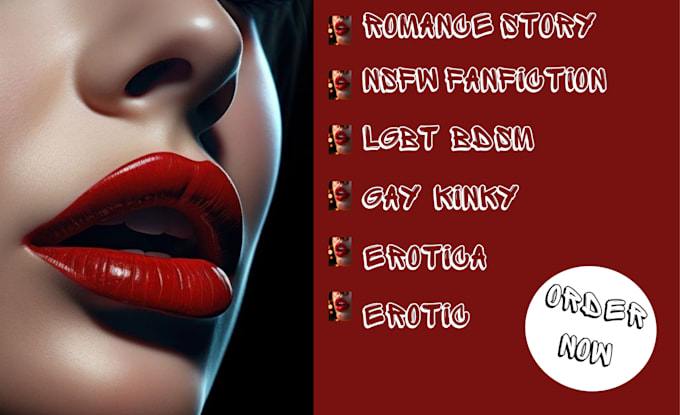 Gig Preview - Ghostwrite hot nsfw fanfiction erotic erotica romance story gay kinky lgbt bdsm