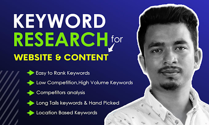 Gig Preview - Advanced SEO keyword research and competitor analysis