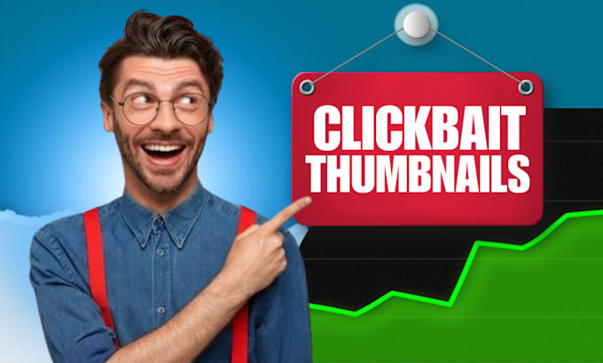 Gig Preview - Design viral clickbait youtube thumbnail within 24 hours