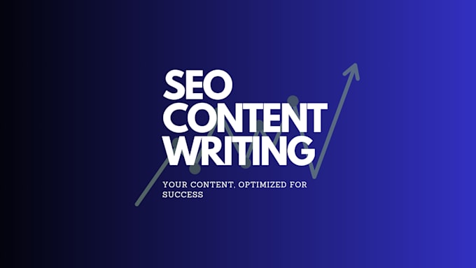 Gig Preview - Write SEO optimized articles for your website, free sample included