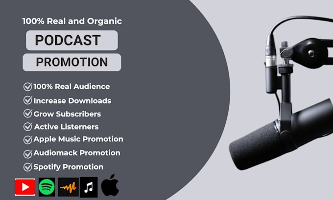 Gig Preview - Do organic spotify apple podcast promotion podcast marketing christian podcast