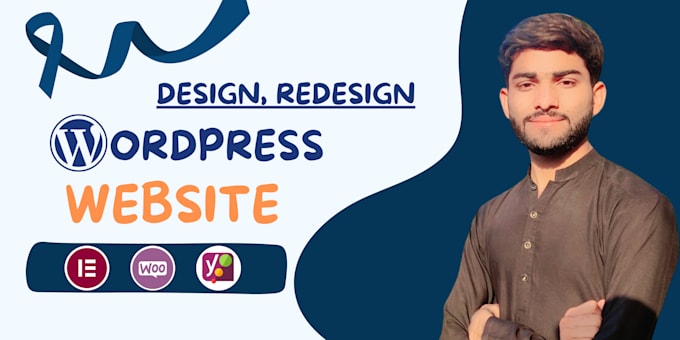 Gig Preview - Design, recreate and SEO optimized ecommerce wordpress website