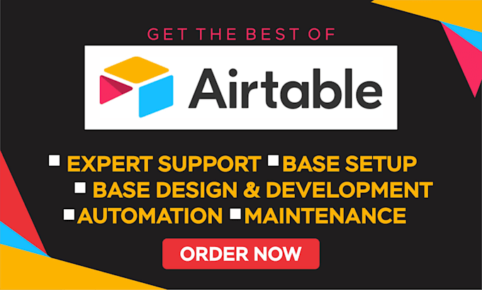 Gig Preview - Set up airtable database airtable automation softr webapp client portal