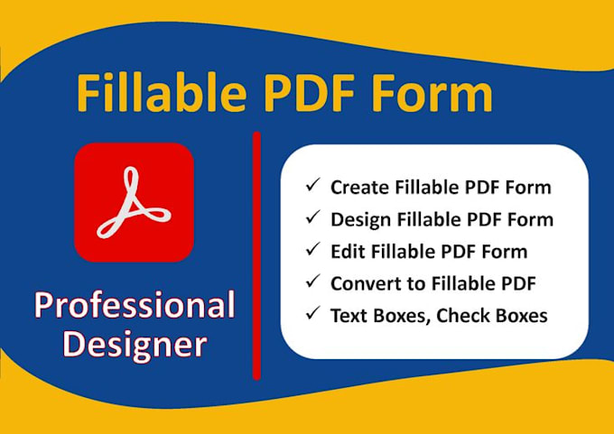 Bestseller - design professional editable and fillable PDF forms in just 1 hours