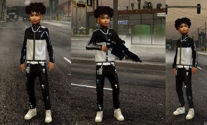 Gig Preview - Create custom fivem ped, clothes, weapon, cars, gta custom ped