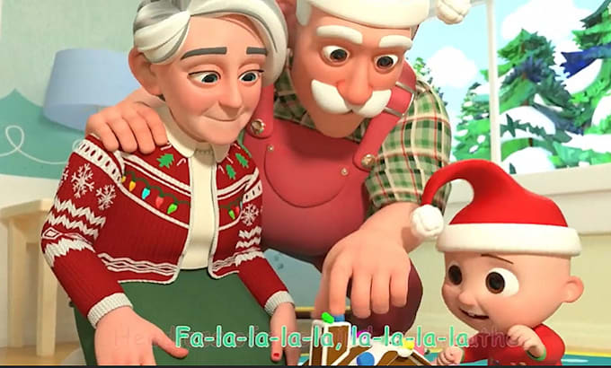 Bestseller - 3d christmas animation video, santa xmas animation,2d 3d cartoon music video