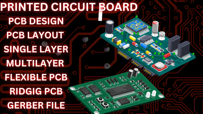 Gig Preview - Design a printed circuit board layout pcb design prototype electronics board