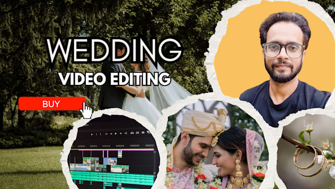 Gig Preview - Do cinematic wedding video editing