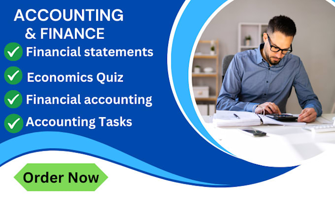 Gig Preview - Assist you in financial accounting and finance assignments