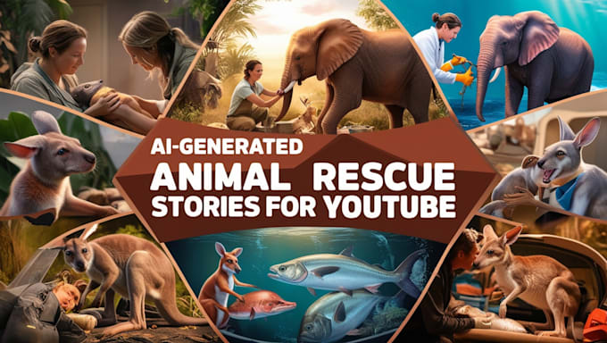 Gig Preview - Create heartwarming rescue animal videos for youtube