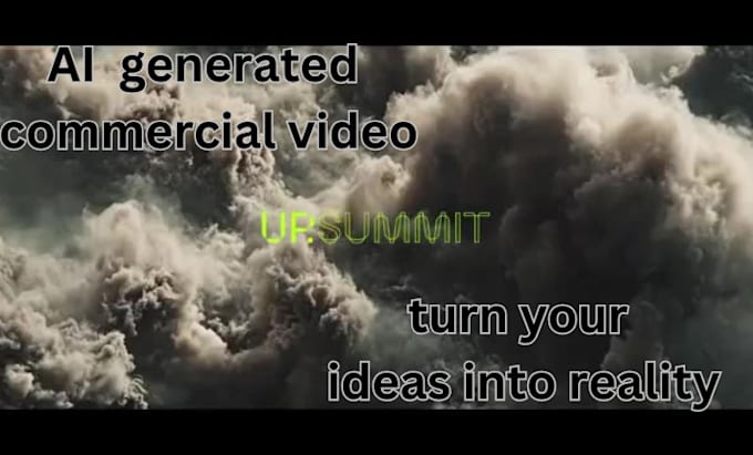 Gig Preview - Create compelling ai generated commercial video, ai promo video ai movie trailer