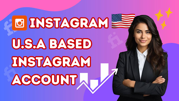 Bestseller - create USA based instagram account, us instagram USA tiktok account us instagram