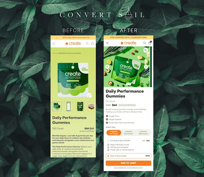 Gig Preview - Design shopify landing page replo gempages pagefly shrine replo design