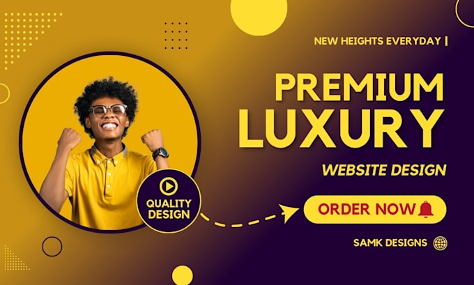 Gig Preview - Build premium luxury website modern luxury website for luxury business on wix