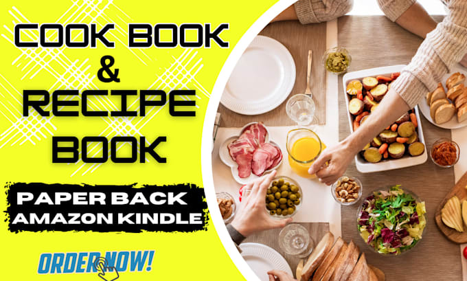 Gig Preview - Be your ghost writer cookbook recipes writer cookbook design and formatting