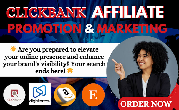 Gig Preview - Promote affiliate link, clickbank affiliate link promotion, affiliate marketing