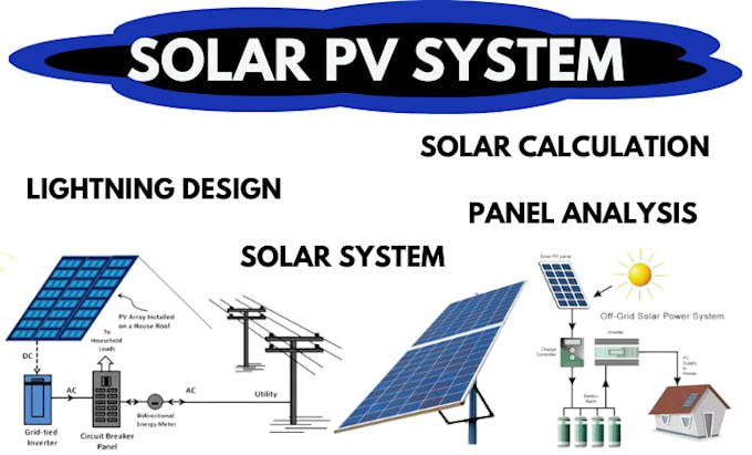 Gig Preview - Do solar pv system design, permits plans and calculations in autocad