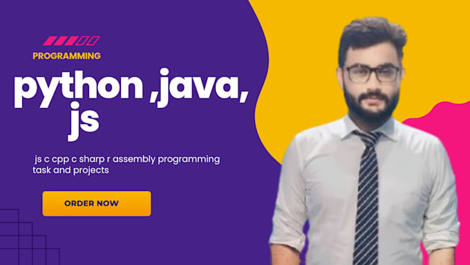Bestseller - do python java js c cpp c sharp r assembly programming task and projects