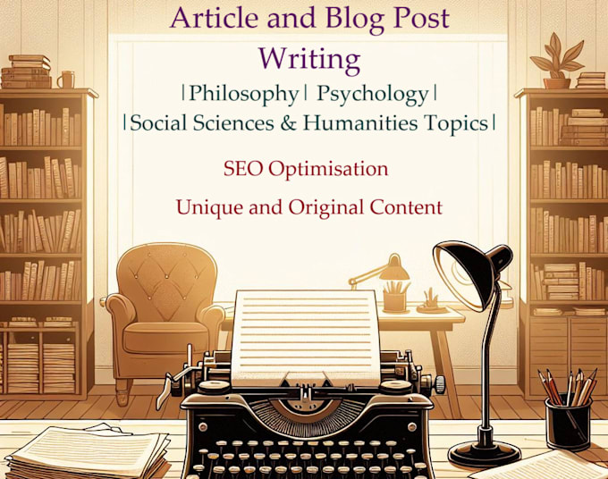 Bestseller - write an insightful article for your blog or website