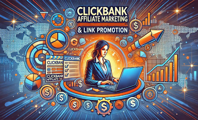 Gig Preview - Promote clickbank affiliate links with sales funnels and marketing