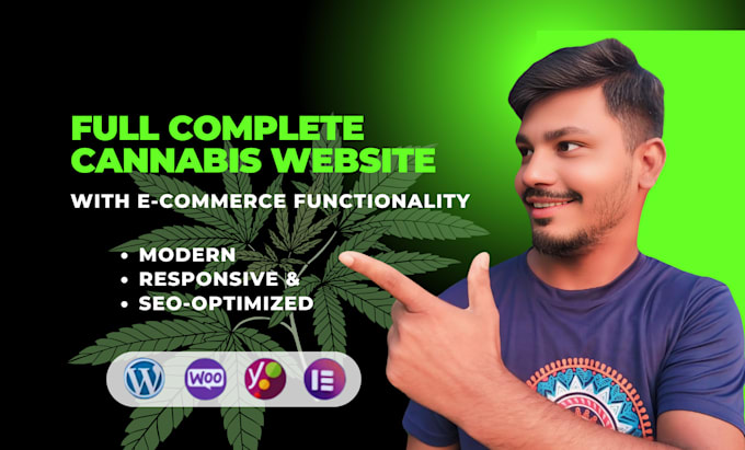 Gig Preview - Create cbd products ecommerce website with woocommerce