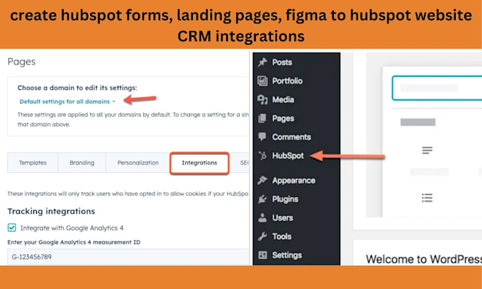 Gig Preview - Create hubspot forms, landing pages, figma to hubspot website CRM integrations