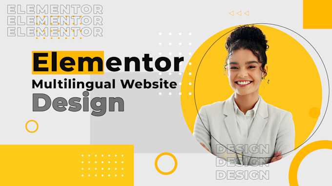 Gig Preview - Design wordpress elementor multilingual website design multi language website