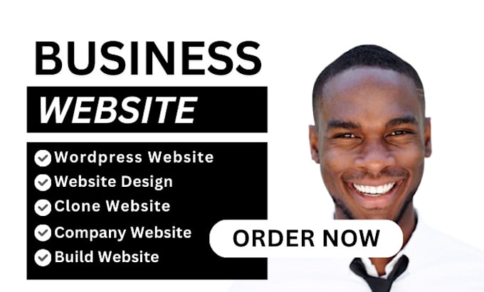 Gig Preview - Build business wordpress website website development website design