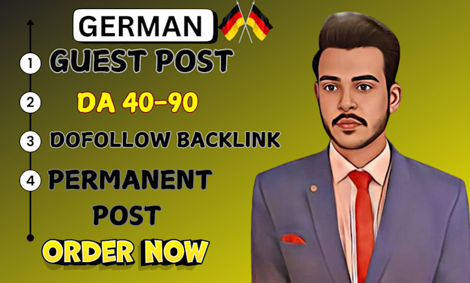 Gig Preview - Publish your article on high da german site