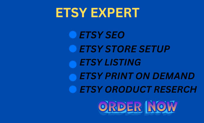 Bestseller - set up etsy shop, stan store, etsy print on demand, digital products desi